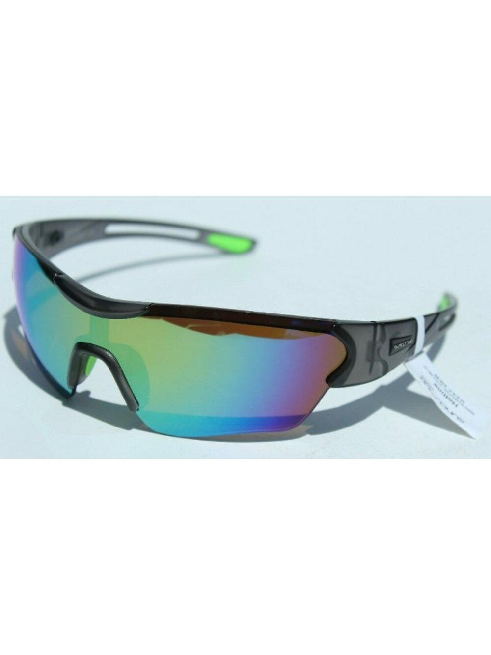 SUNCLOUD Hotline POLARIZED Sunglasses Matte Smoke/Green Mirror Smith Sport